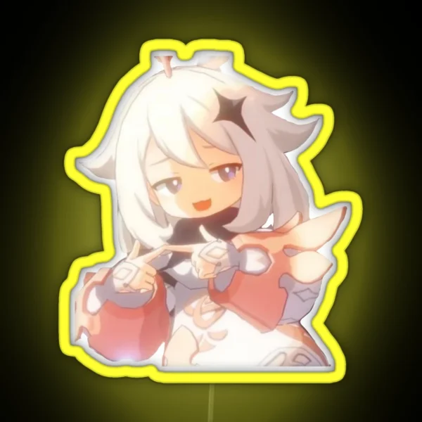 Genshin Impact Chibi Childe RGB Neon Sign