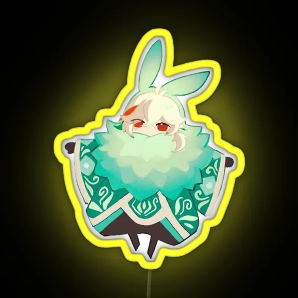 Genshin Impact Chibi Kazuha RGB Neon Sign