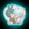 Official Genshin Impact Chibi Xingyun Character Neon Sign with Colorful RGB Lighting
