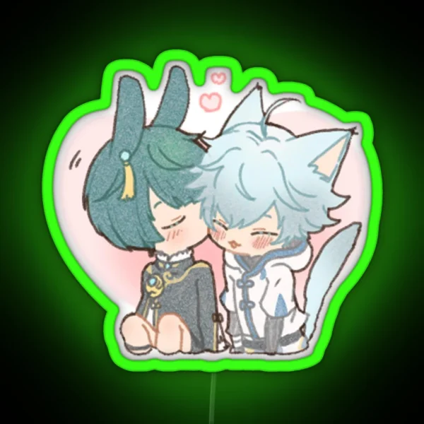 Genshin Impact Chibi Xingyun RGB Neon Sign