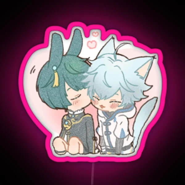 Genshin Impact Chibi Xingyun RGB Neon Sign