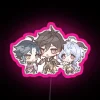 Genshin Impact Chibi Character Ganyu and Xiao Neon LED Sign