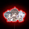 Genshin Impact Gaming Decor with Color-Changing Chibi Character Neon Sign