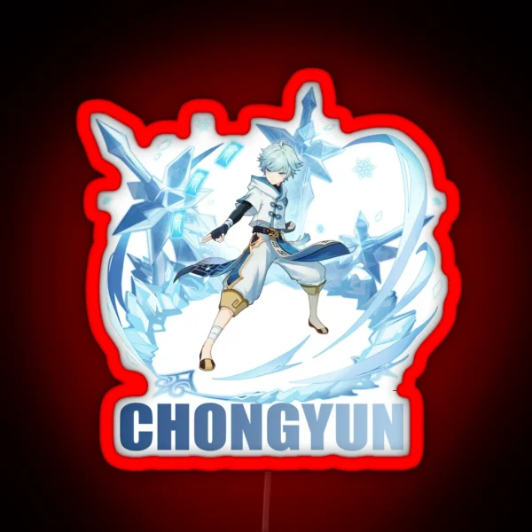 Genshin Impact Chongyun New Edition RGB Neon Sign