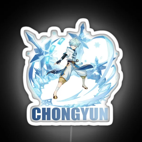 Genshin Impact Chongyun New Edition RGB Neon Sign