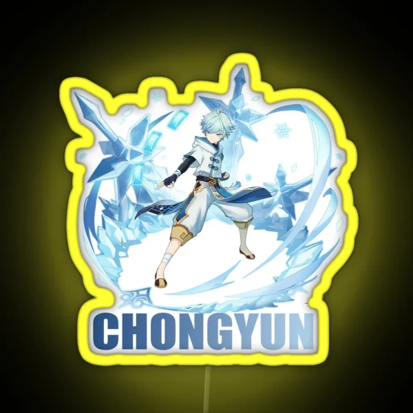 Genshin Impact Chongyun New Edition RGB Neon Sign