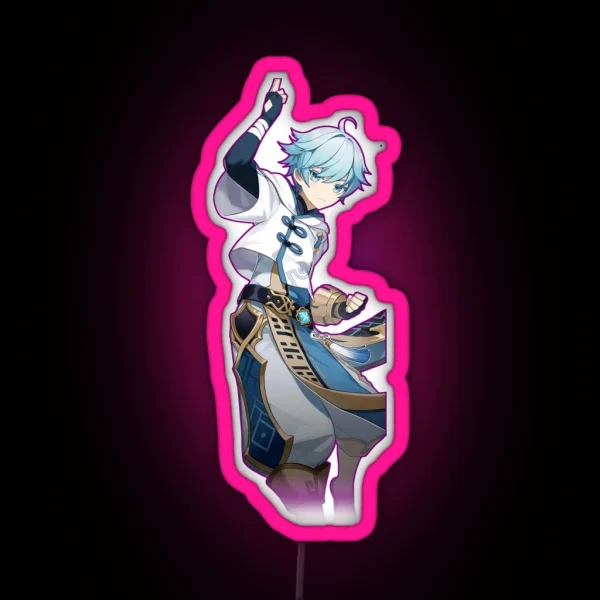 Genshin Impact Chongyun RGB Neon Sign