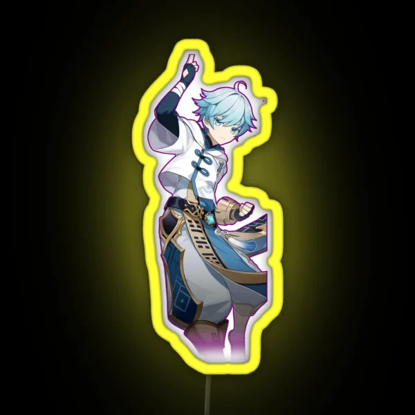 Genshin Impact Chongyun RGB Neon Sign
