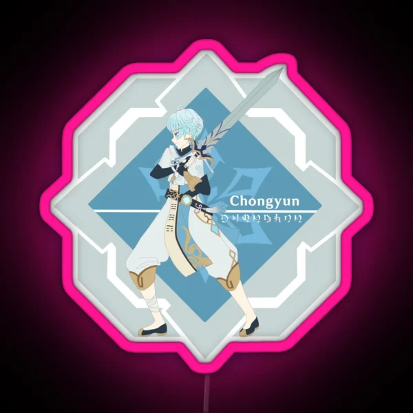 Genshin Impact Chongyun RGB Neon Sign