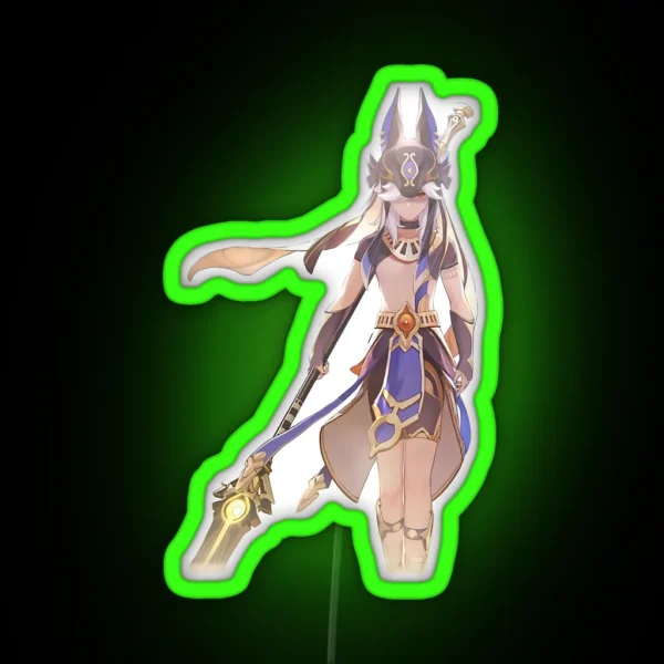 Genshin Impact Cyno RGB Neon Sign