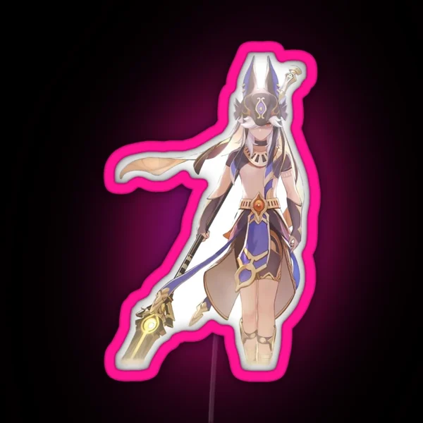 Genshin Impact Cyno RGB Neon Sign