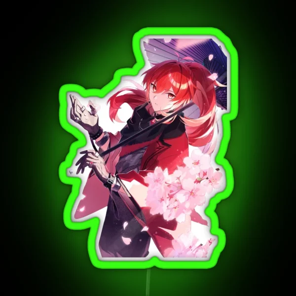 Genshin Impact Diluc Ragnvindr RGB Neon Sign