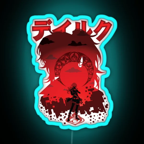 GENSHIN IMPACT DILUC RGB Neon Sign