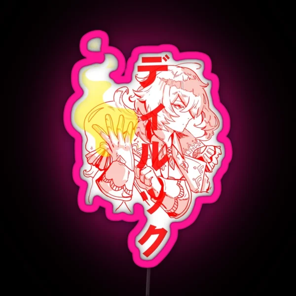 Genshin Impact Diluc RGB Neon Sign