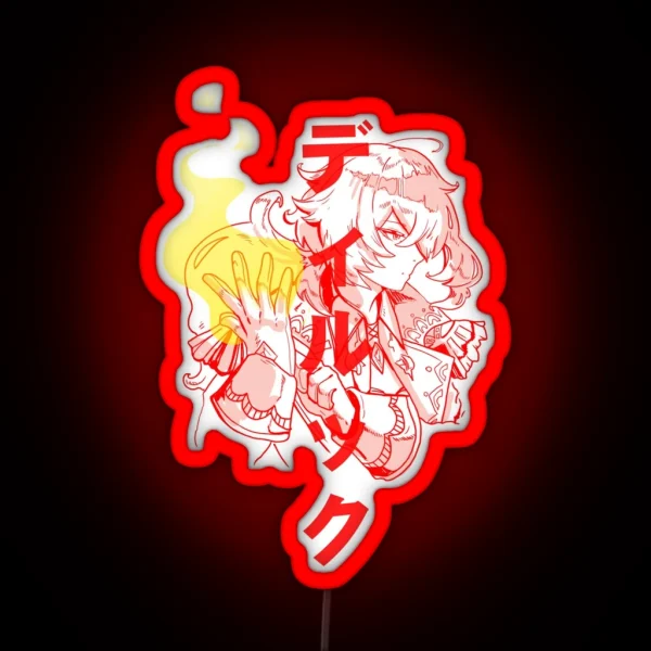 Genshin Impact Diluc RGB Neon Sign