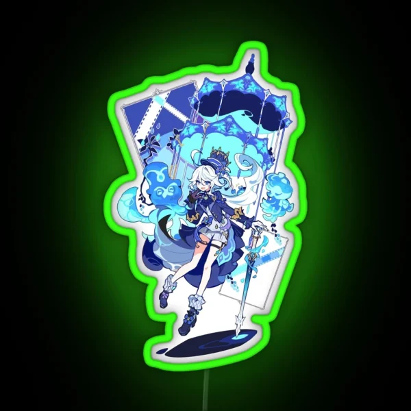 Genshin Impact Furina RGB Neon Sign