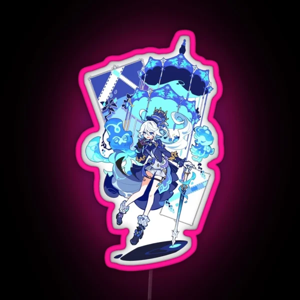 Genshin Impact Furina RGB Neon Sign