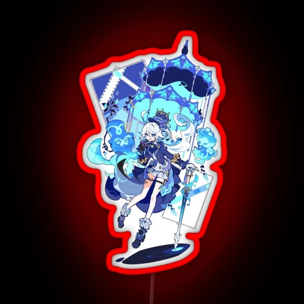 Genshin Impact Furina RGB Neon Sign