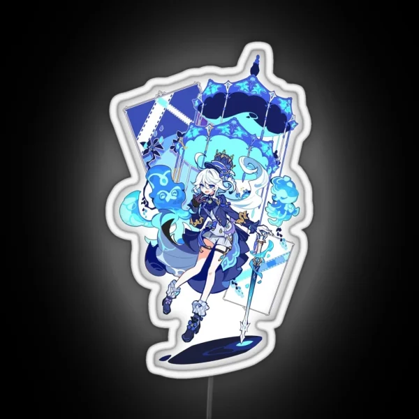 Genshin Impact Furina RGB Neon Sign