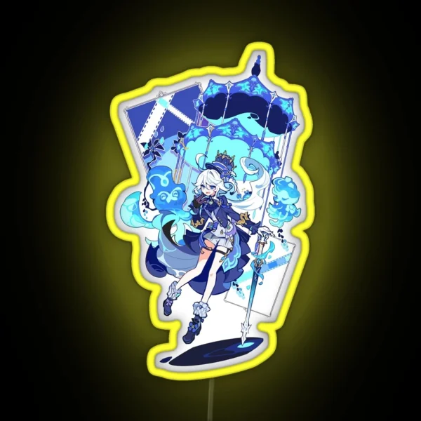 Genshin Impact Furina RGB Neon Sign