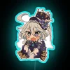 Genshin Impact Furina inspired colorful RGB glowing neon wall decoration