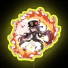 Official Genshin Impact Hu Tao Chibi LED Sign, Neon RGB Display.