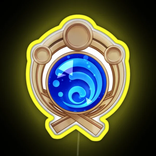Genshin Impact Inazuma Hydro Vision RGB Neon Sign