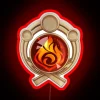 Genshin Impact Inazuma inspired pyro vision neon light decoration sign