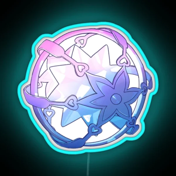 Genshin Impact Intertwined Fate Wish Item RGB Neon Sign
