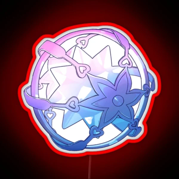 Genshin Impact Intertwined Fate Wish Item RGB Neon Sign