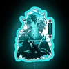 Genshin Impact Kazuha's Negative Space-inspired Neon Sign in Vibrant RGB Colors
