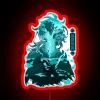 Vibrant Genshin Impact Kazuha Negative Space RGB Neon Sign Art Decor