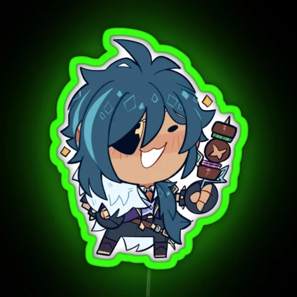 Genshin Impact Kaeya RGB Neon Sign