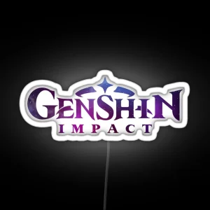 Genshin Impact Logo RGB Neon Sign