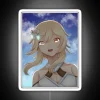 Glowing Genshin Impact Inspired Neon Sign with Lumine Happy Tears Design