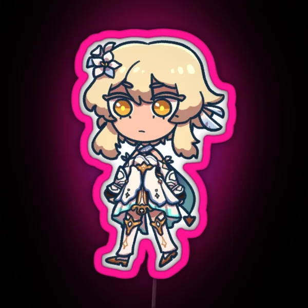 Genshin Impact Lumine RGB Neon Sign