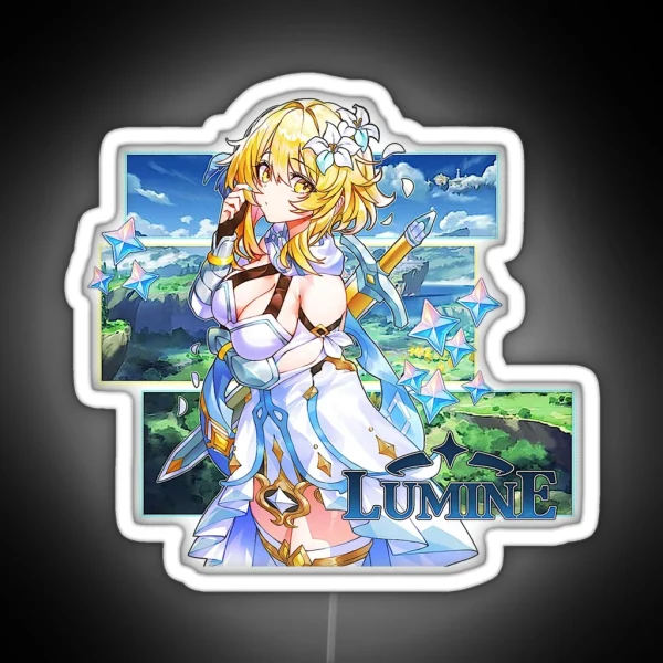Genshin Impact Lumine RGB Neon Sign
