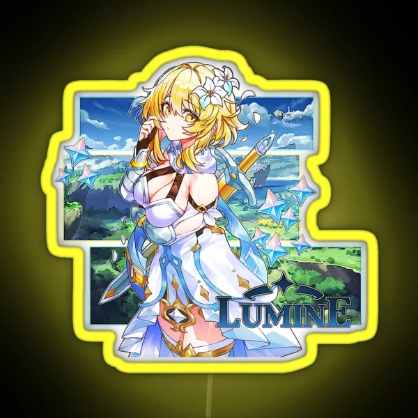 Genshin Impact Lumine RGB Neon Sign