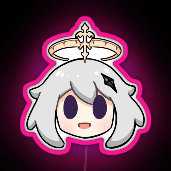 Genshin Impact Paimon Chibi Head RGB Neon Sign