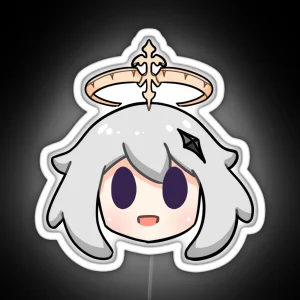 Genshin Impact Paimon Chibi Head RGB Neon Sign