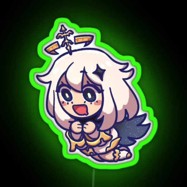 Genshin Impact Paimon RGB Neon Sign