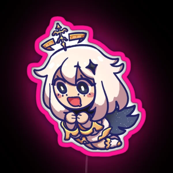 Genshin Impact Paimon RGB Neon Sign