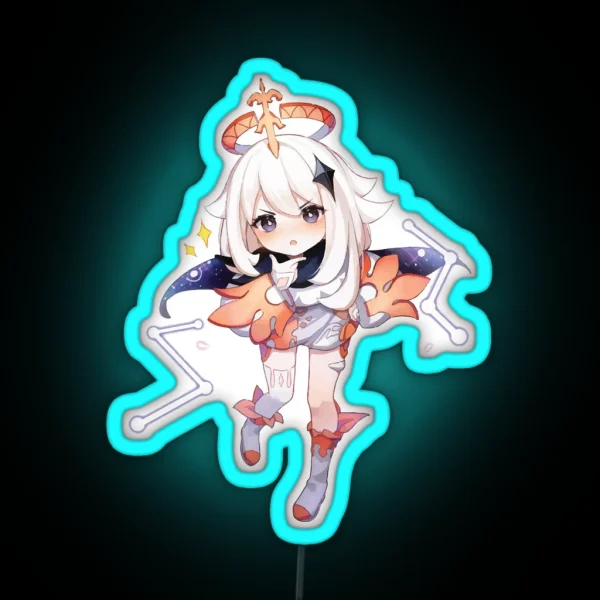 Genshin Impact Paimon RGB Neon Sign