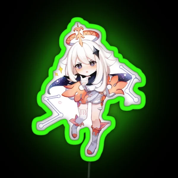 Genshin Impact Paimon RGB Neon Sign