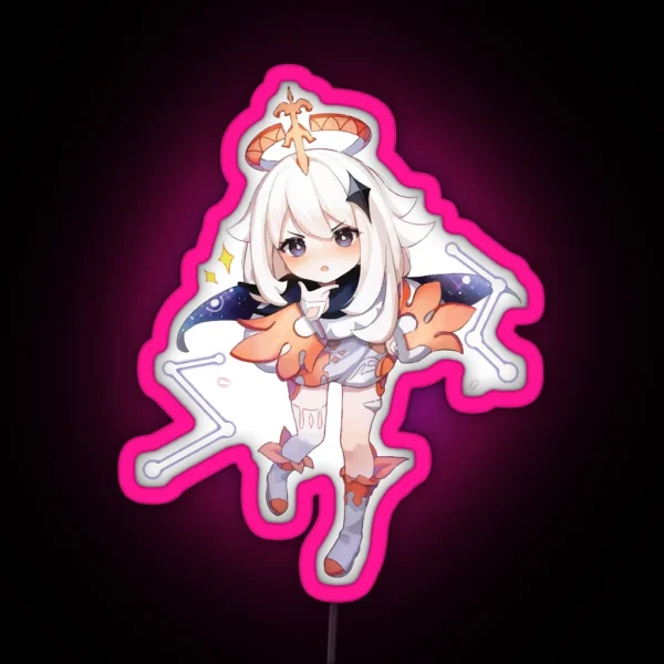 Genshin Impact Paimon RGB Neon Sign