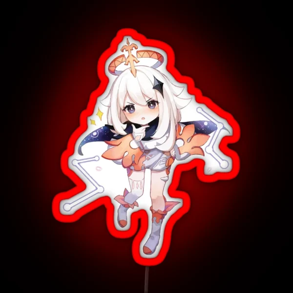 Genshin Impact Paimon RGB Neon Sign