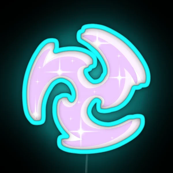 Genshin Impact Pastel Electro RGB Neon Sign