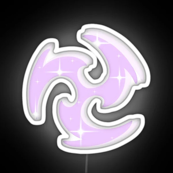 Genshin Impact Pastel Electro RGB Neon Sign