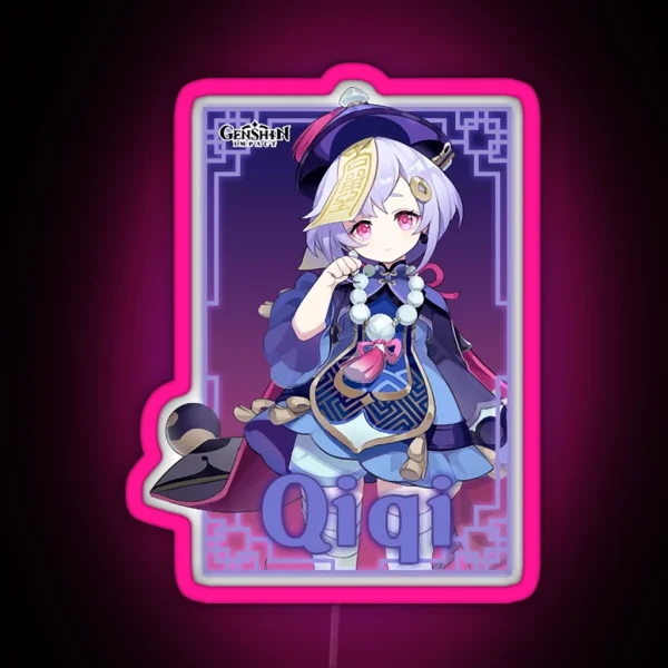 Genshin Impact Qiqi RGB Neon Sign