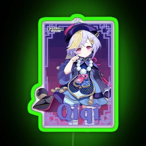 Genshin Impact Qiqi RGB Neon Sign